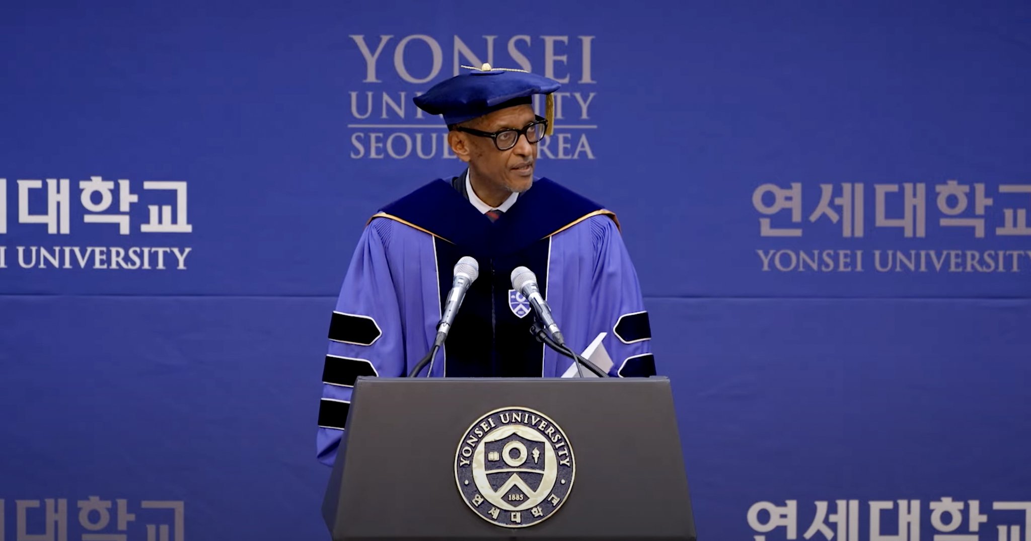 President Kagame Receives Honorary Doctorate from Yonsei University